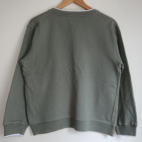 VINTAGE | Reebok Classic v-neck khaki sweater - Picture 9 of 10